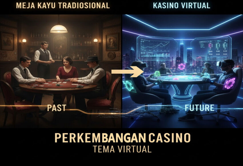 Perkembangan Casino dari Meja Kayu hingga Virtual
